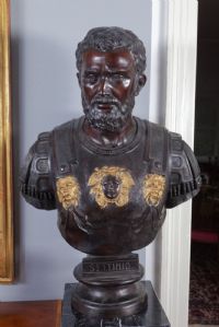 Große Bronzebüste des Kaisers "SEPTIMIUS"